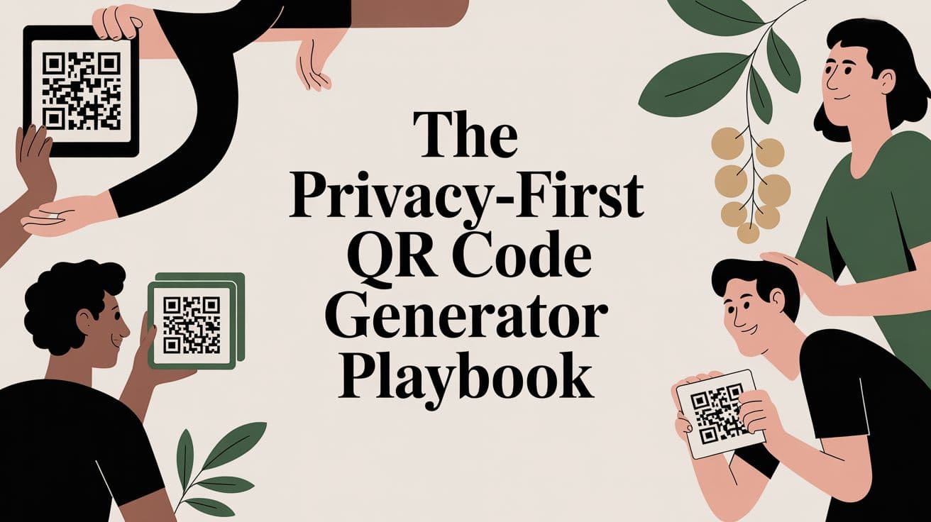 The Privacy-First QR Code Generator Playbook