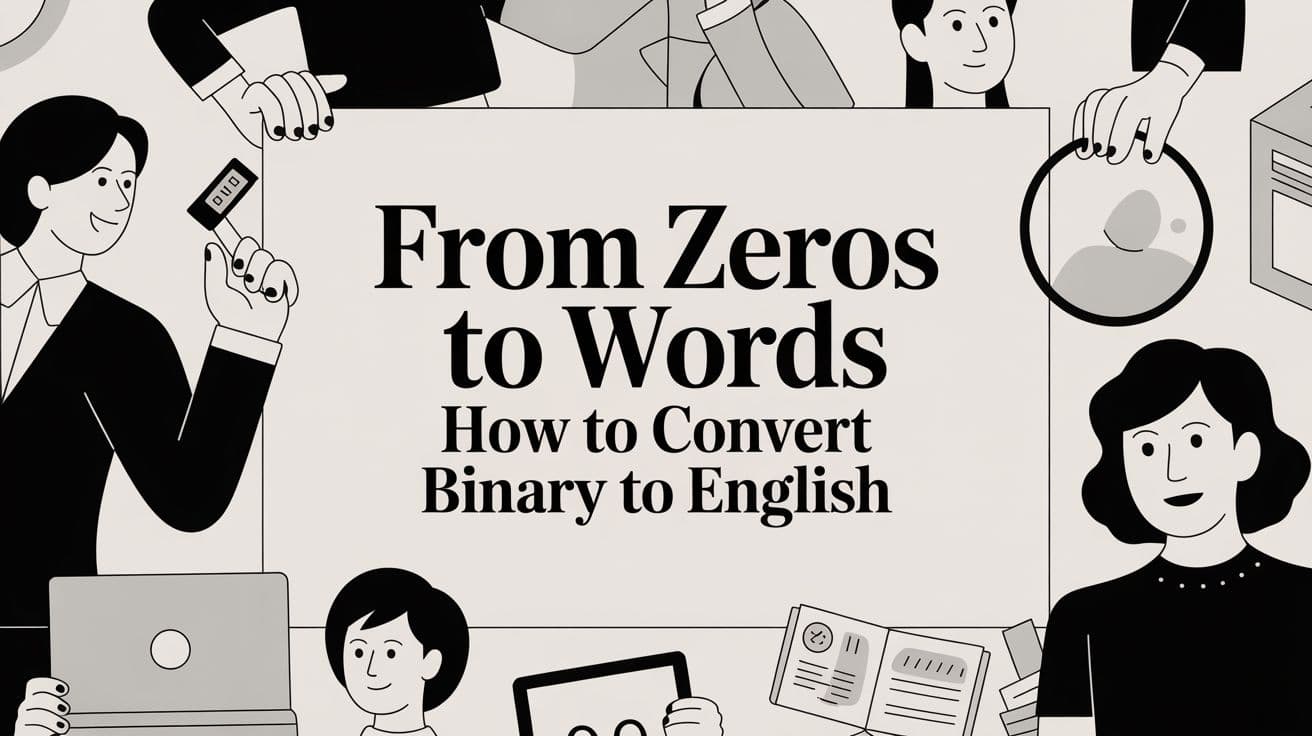 From Zeros to Words How to Convert Binary to English