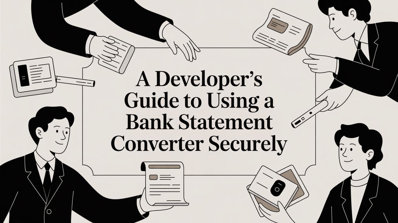 A Developer’s Guide to Using a Bank Statement Converter Securely