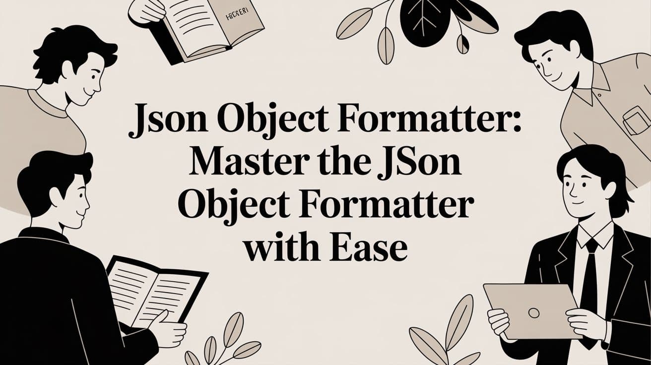 Json Object Formatter: Master the json object formatter with ease