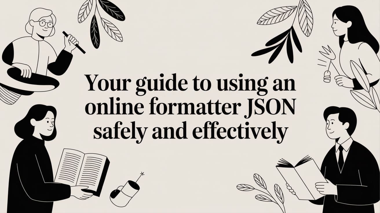Your Guide to Using an Online Formatter JSON Safely and Effectively