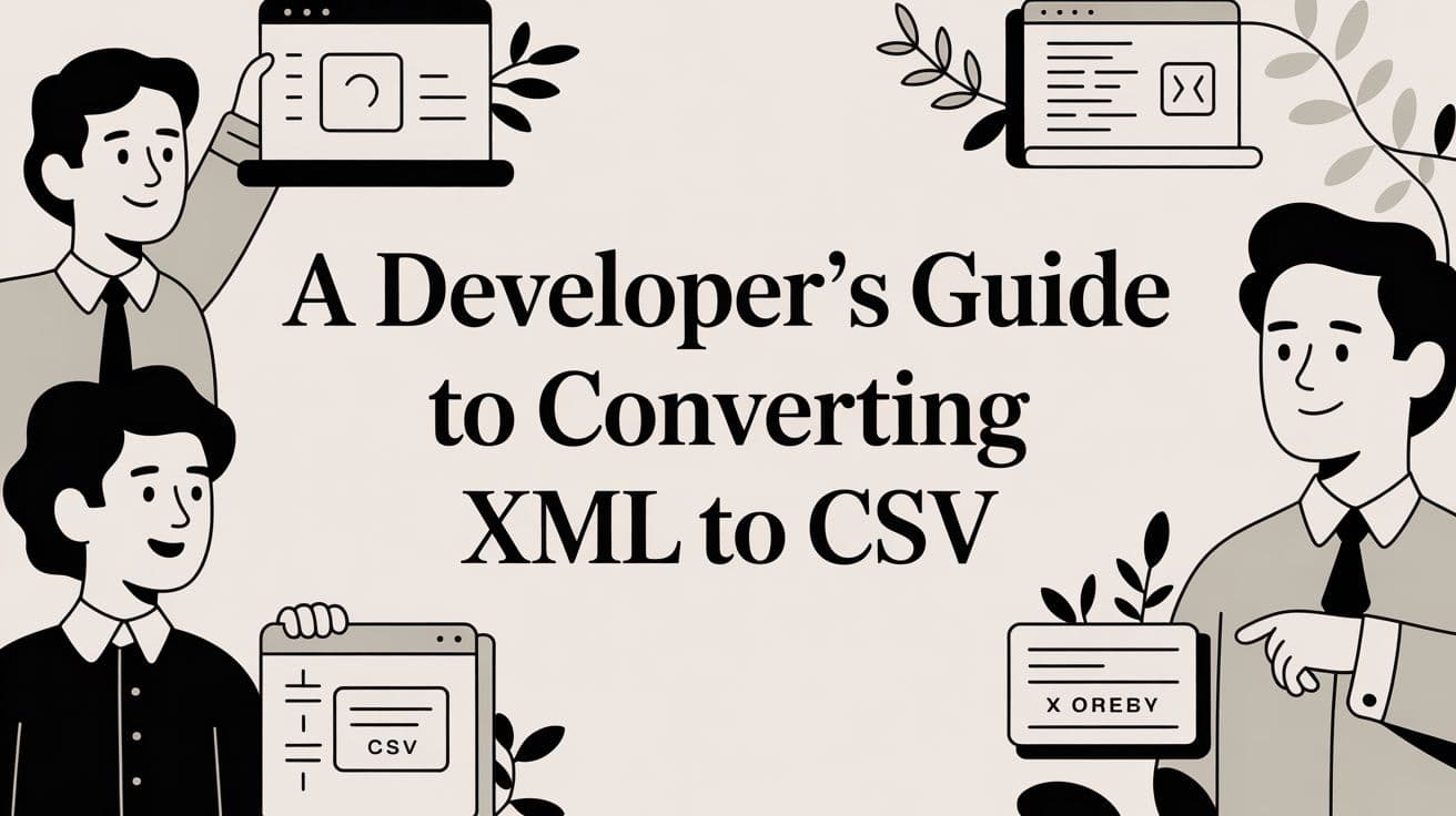 A Developer's Guide to Converting XML to CSV