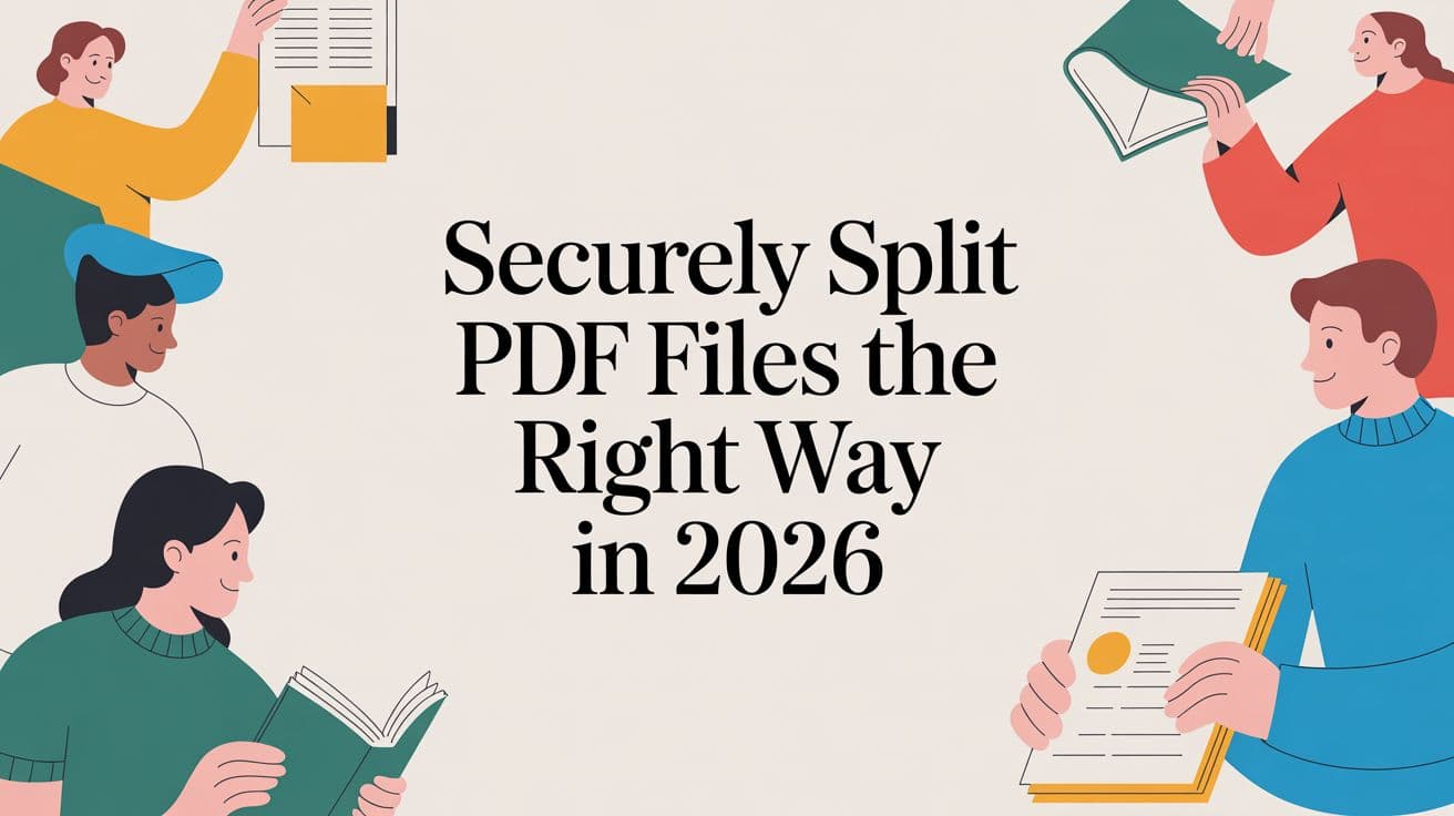 Securely Split PDF Files The Right Way In 2026