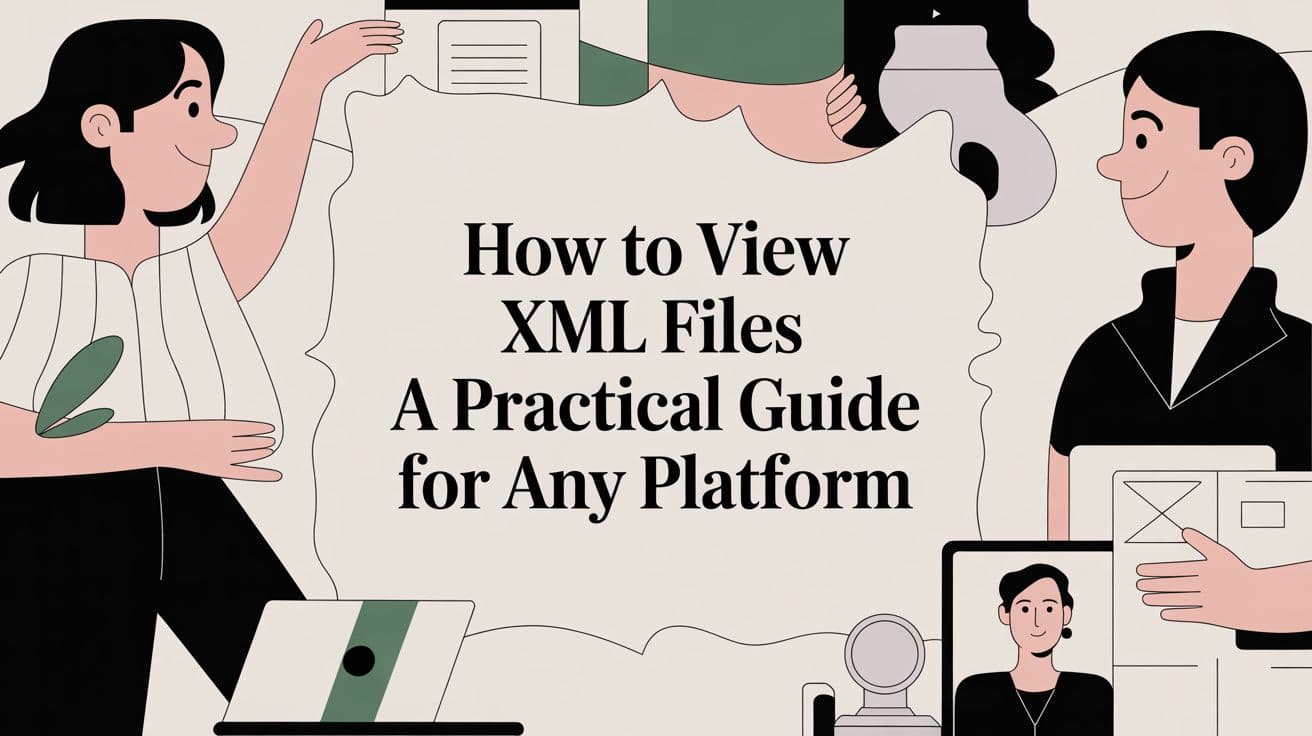 How to View XML Files A Practical Guide for Any Platform