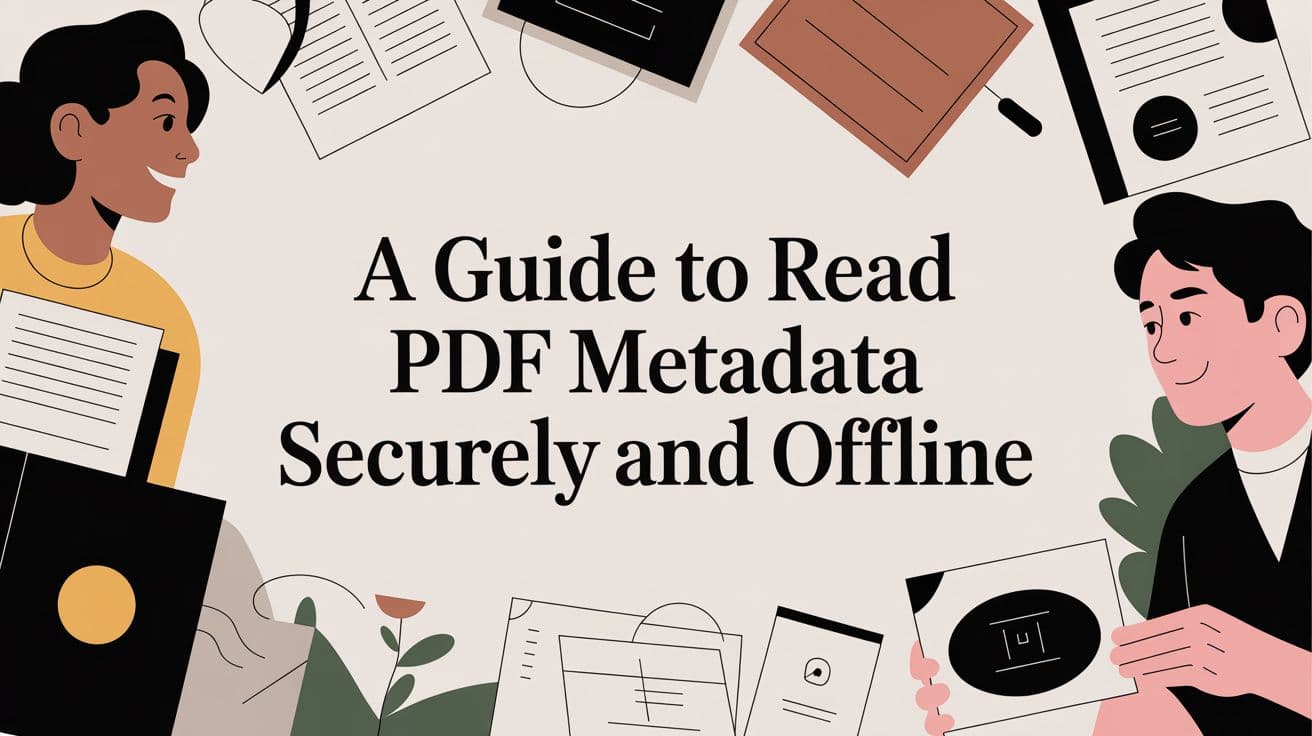 A Guide to Read PDF Metadata Securely and Offline