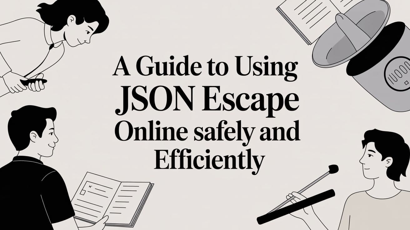 A Guide to Using JSON Escape Online Safely and Efficiently