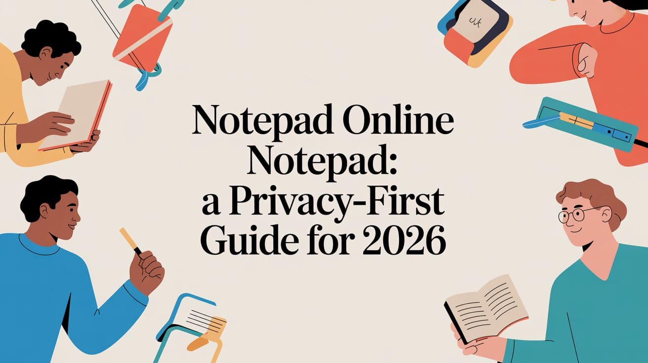 Notepad Online Notepad: A Privacy-First Guide for 2026