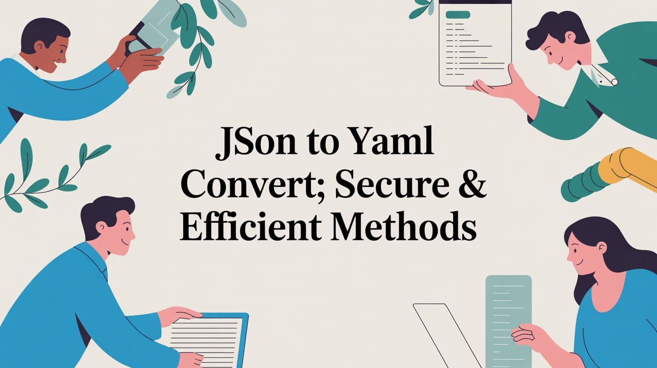 JSON to YAML Convert: Secure & Efficient Methods