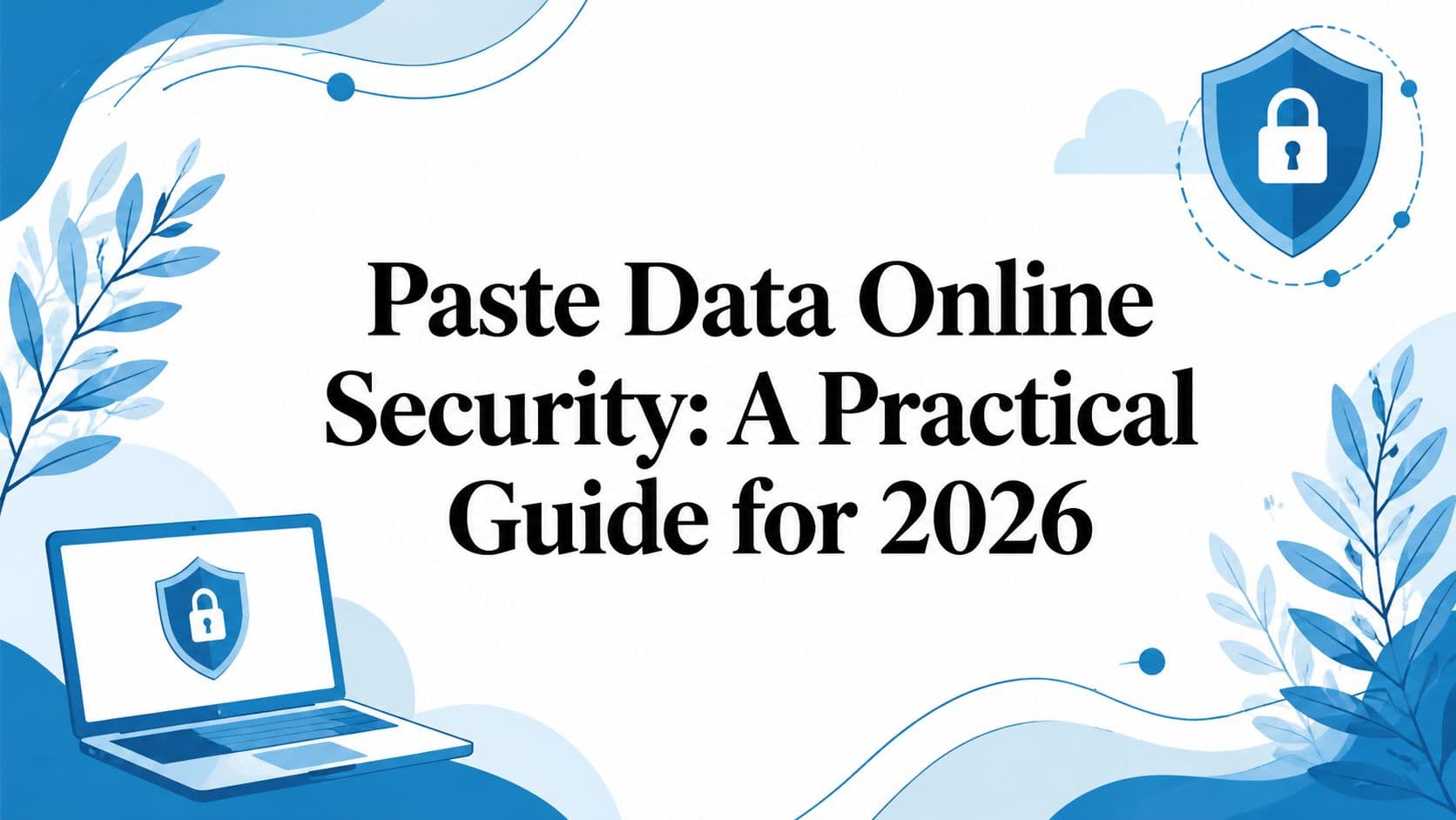 Paste Data Online Security: A Practical Guide for 2026