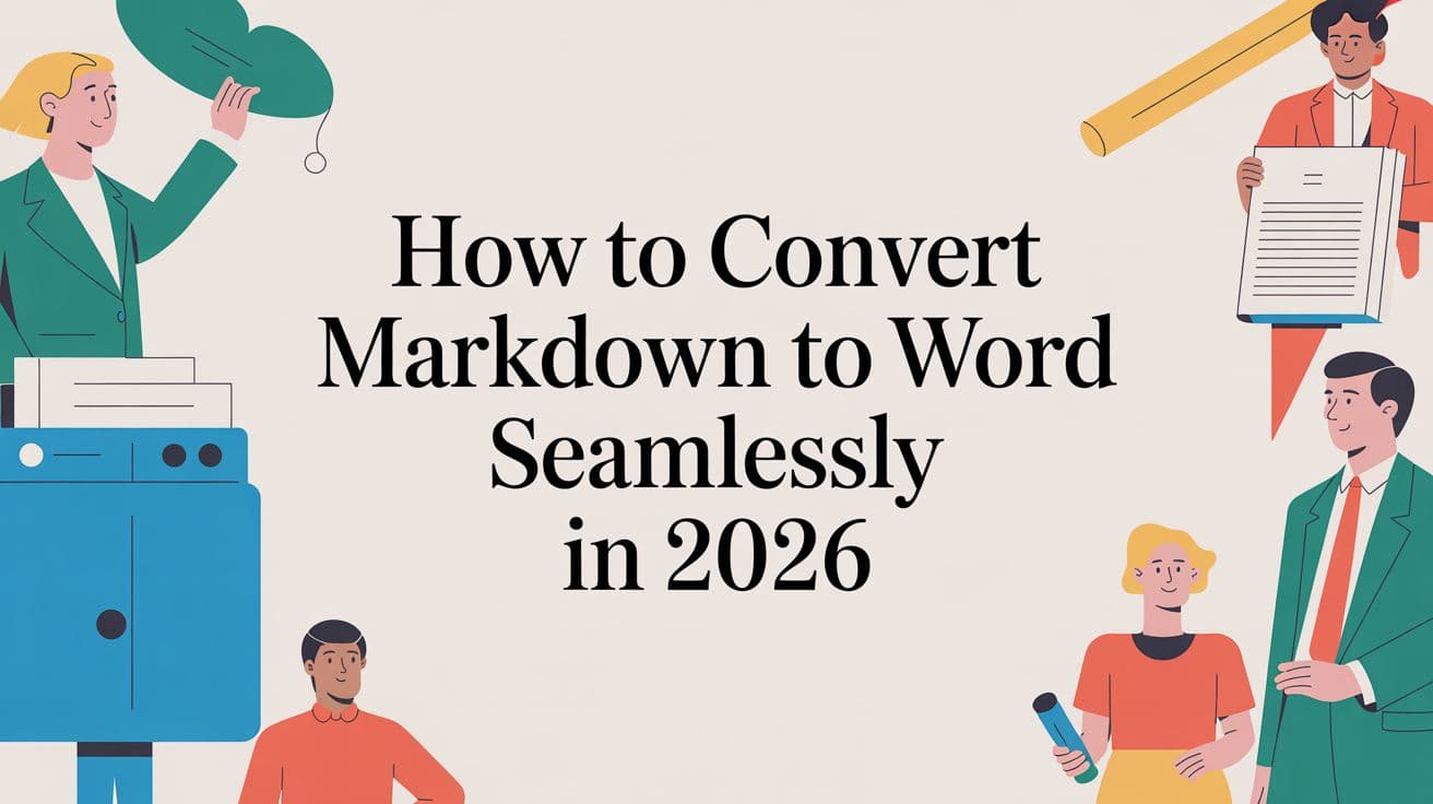 How to Convert Markdown to Word Seamlessly in 2026