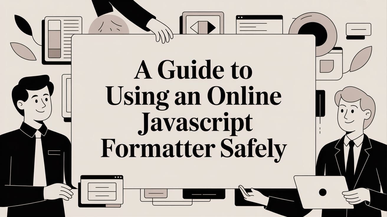 A Guide to Using an Online JavaScript Formatter Safely