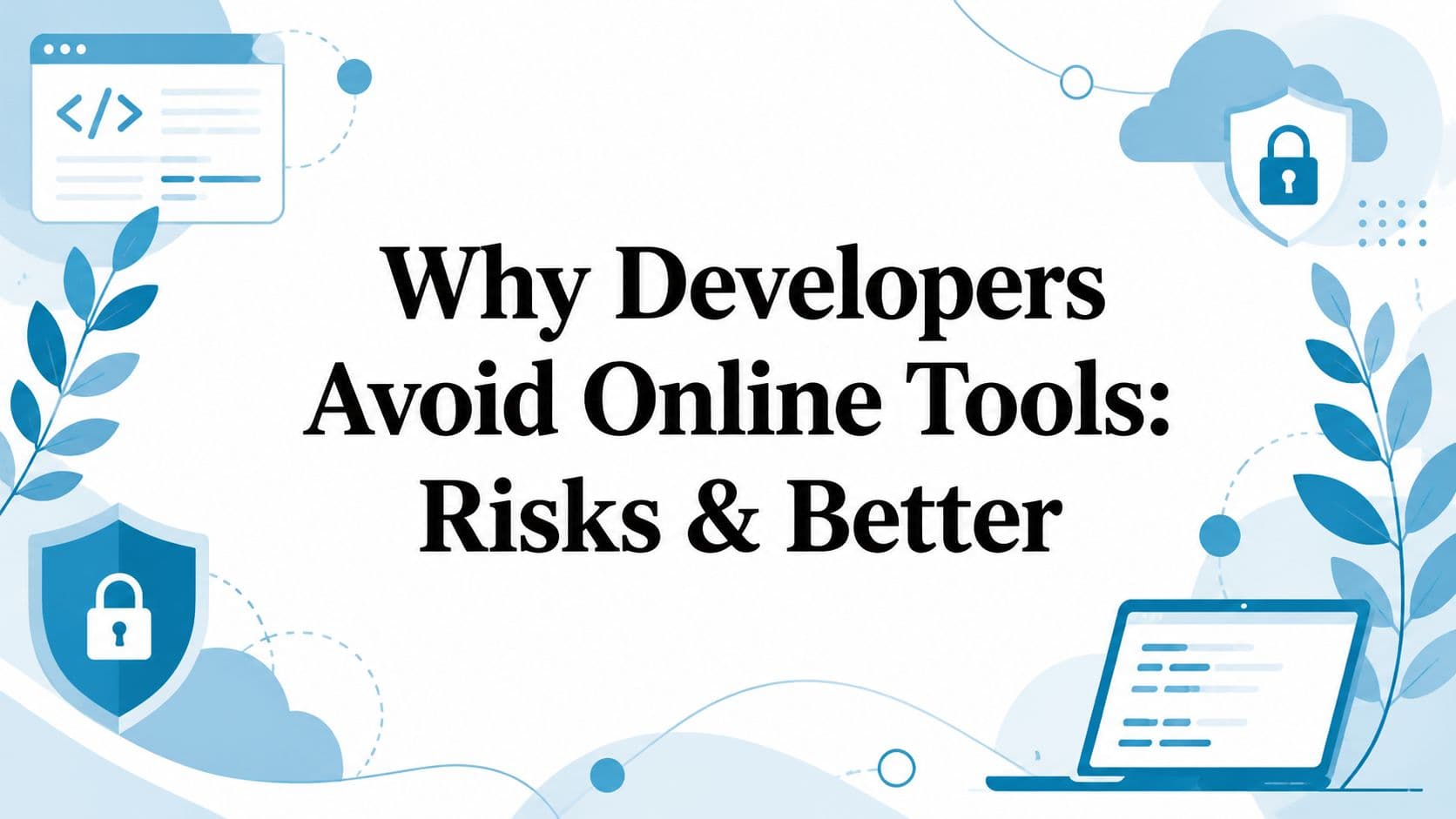 Why Developers Avoid Online Tools: Risks & Better