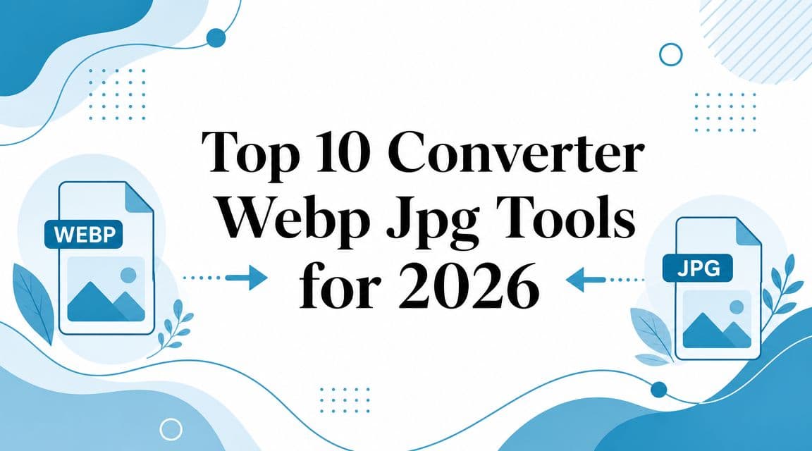 Top 10 Converter Webp Jpg Tools for 2026