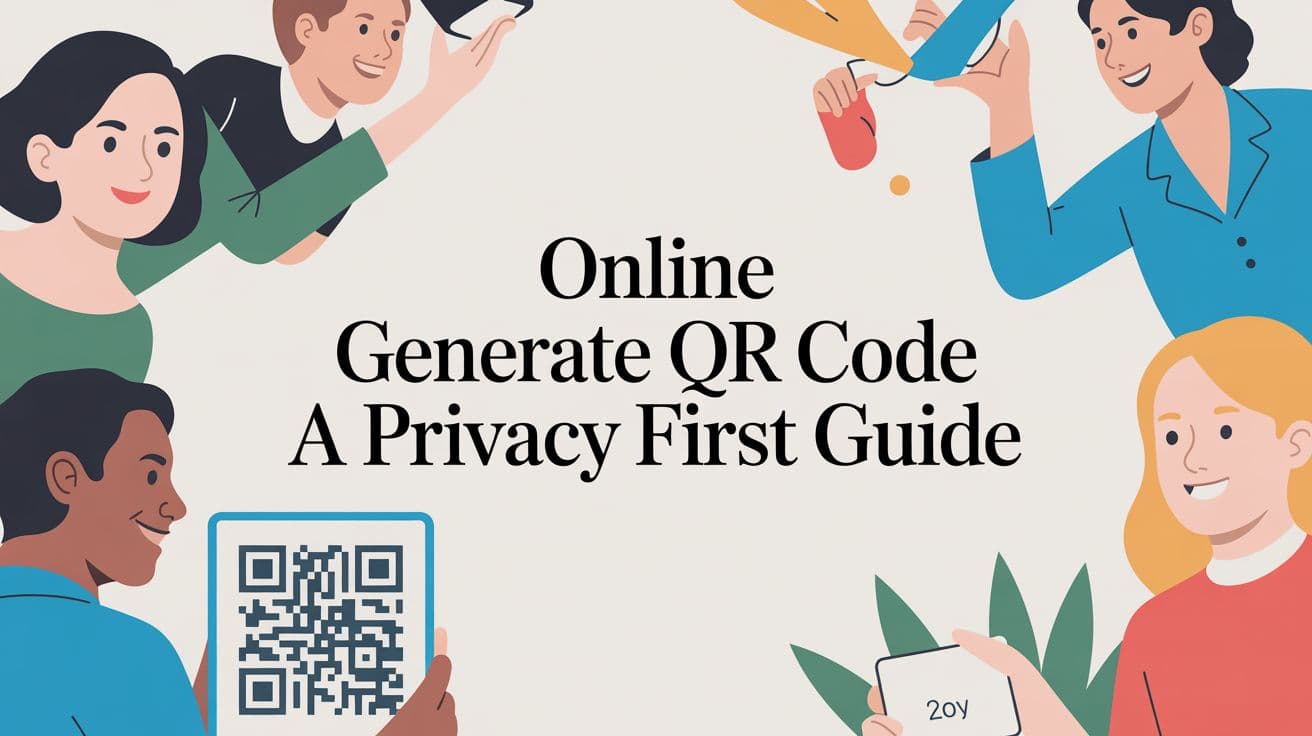 Online Generate QR Code A Privacy First Guide in 2026