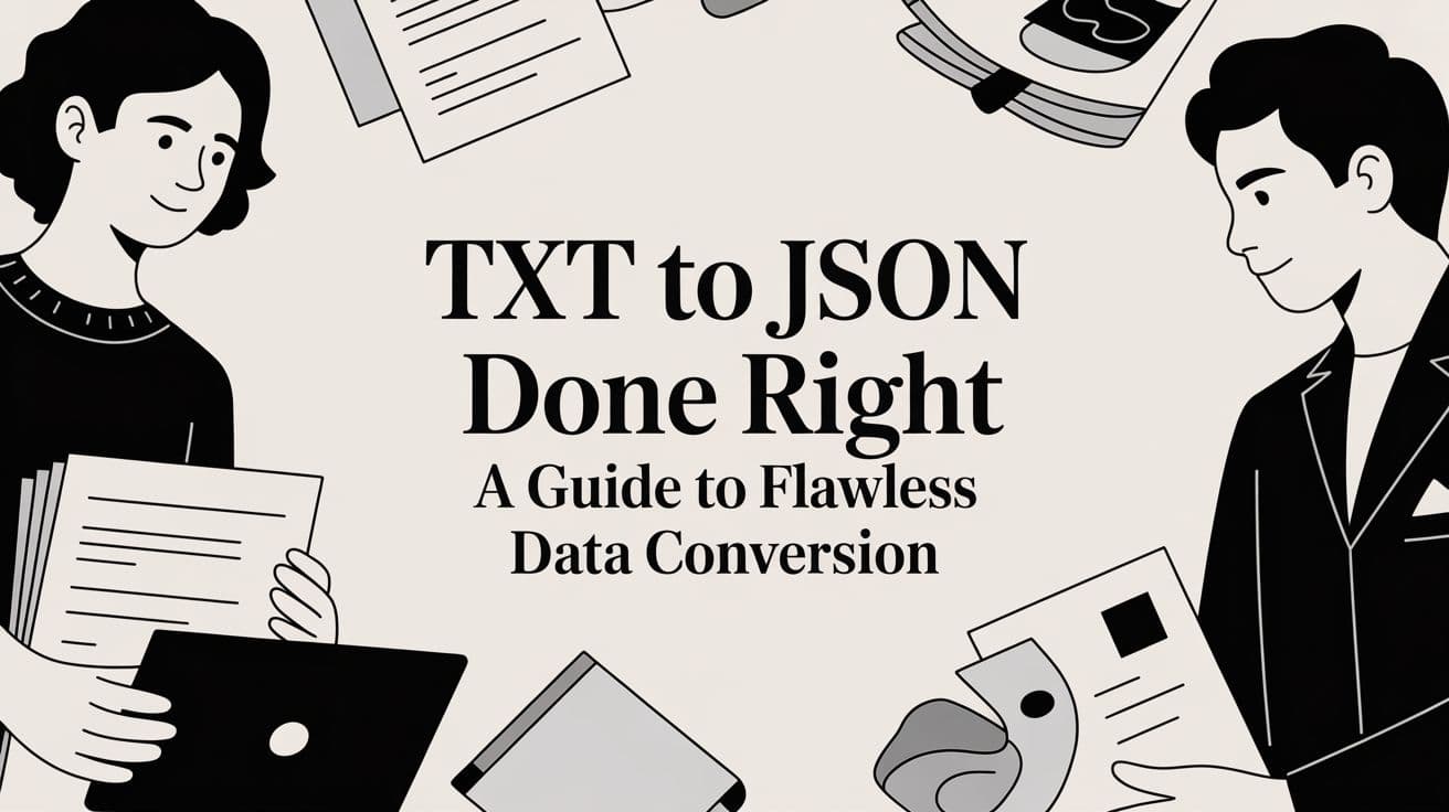 Txt to JSON Done Right A Guide to Flawless Data Conversion