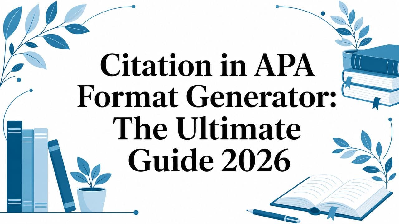 Citation in APA Format Generator: The Ultimate Guide 2026