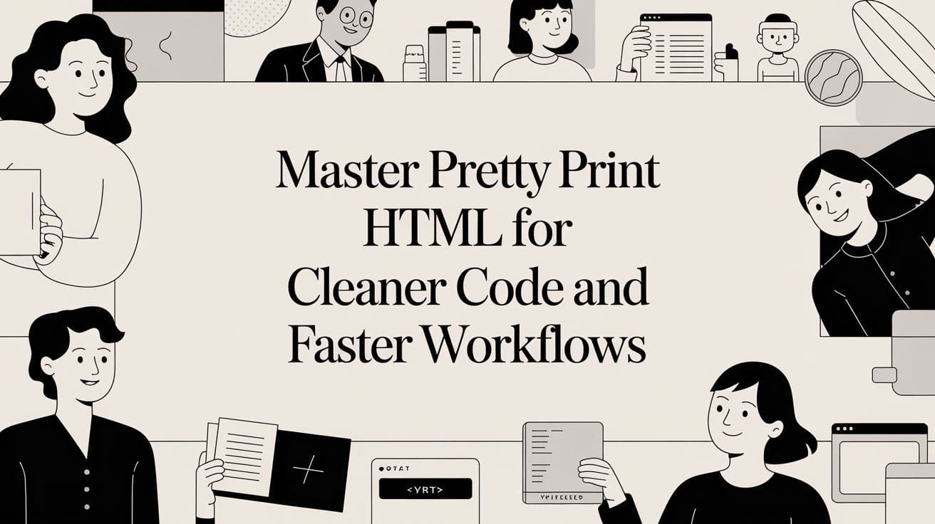 Master Pretty Print HTML for Cleaner Code and Faster Workflows