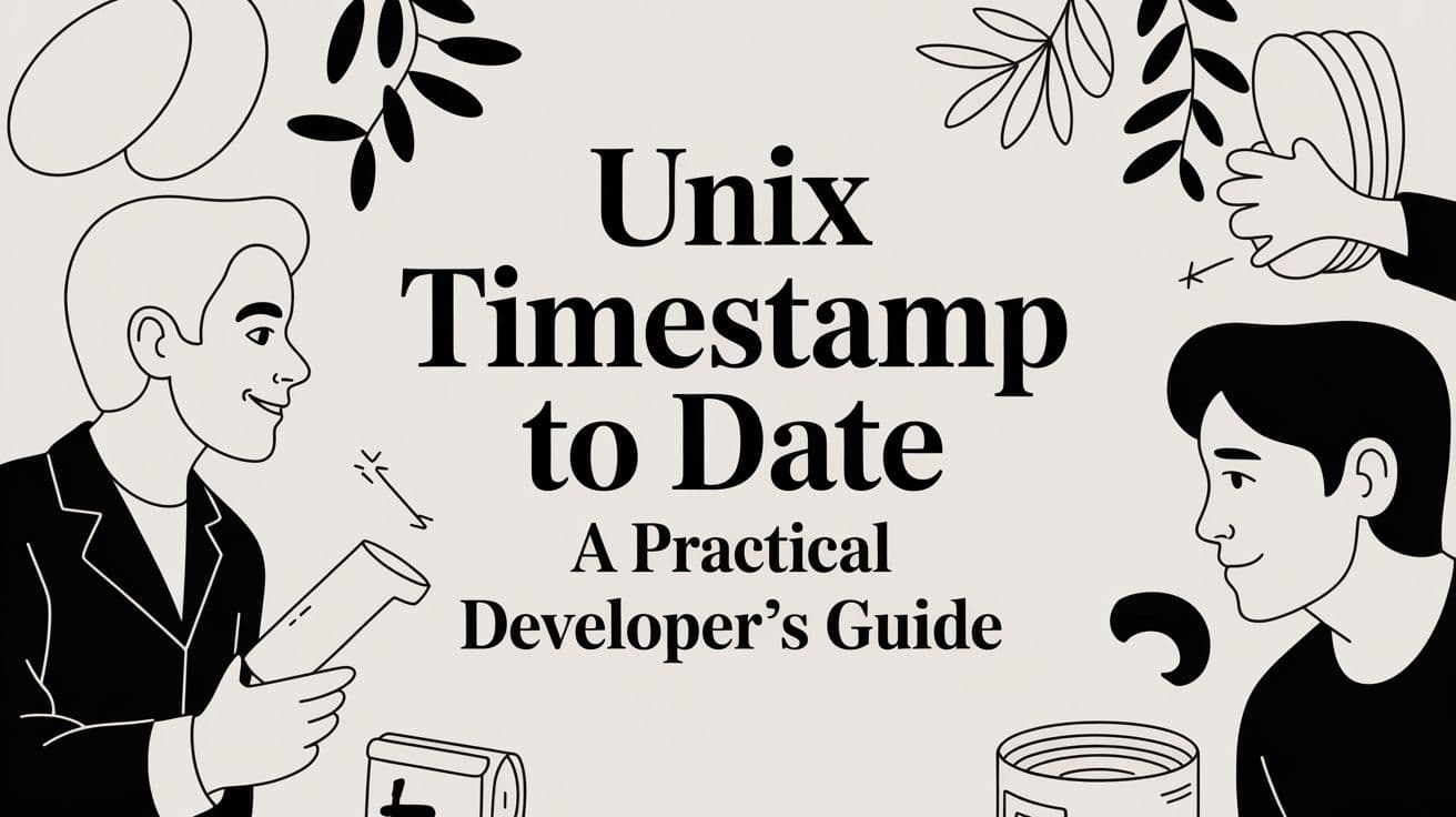 Unix Timestamp to Date A Practical Developer's Guide