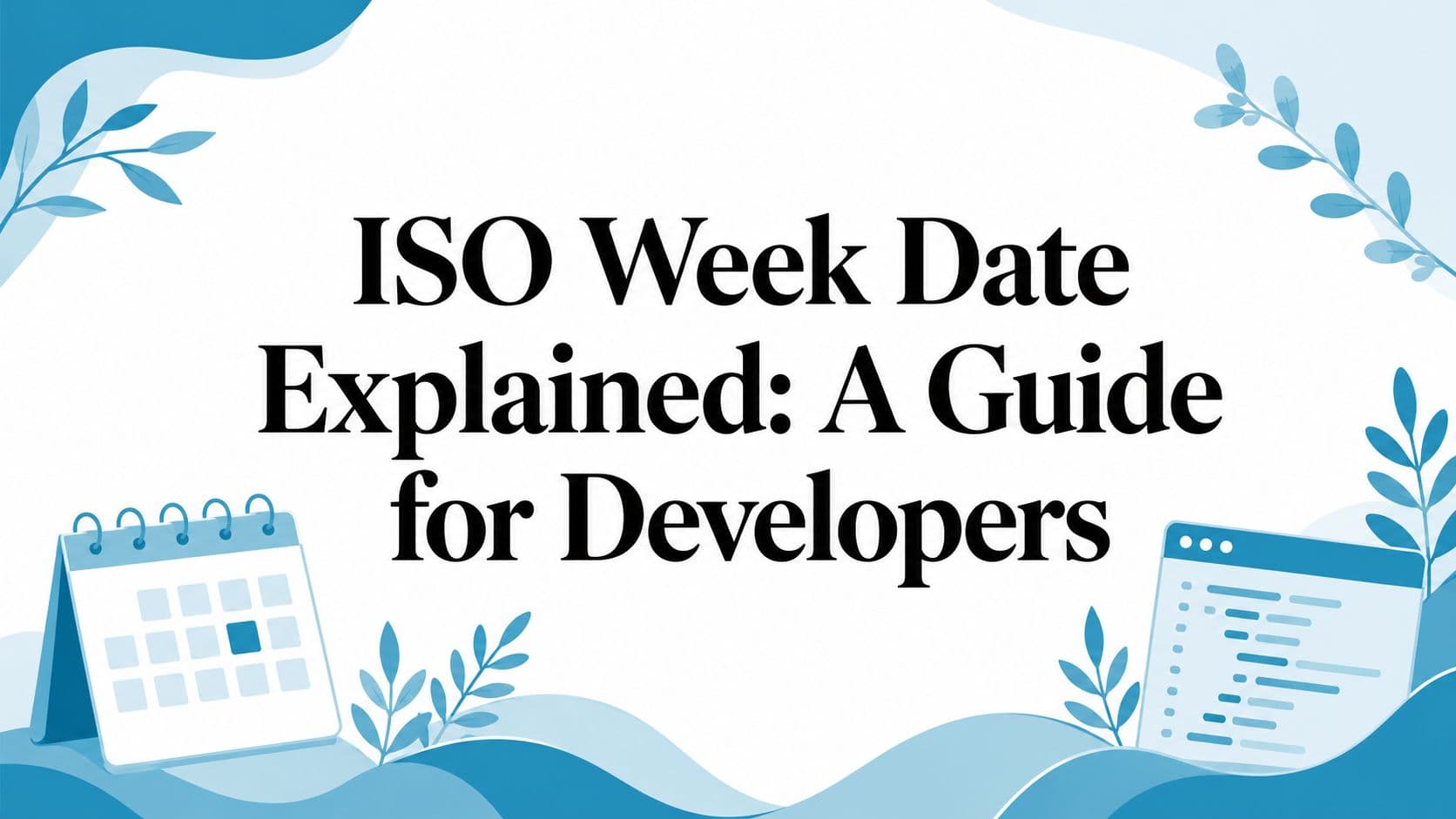 ISO Week Date Explained: A Guide for Developers