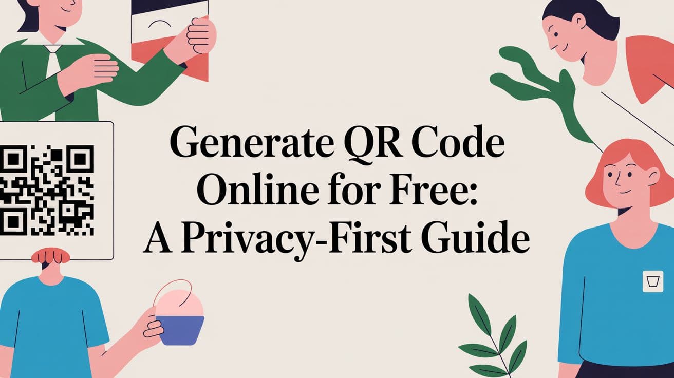 Generate QR Code Online for Free: A Privacy-First Guide