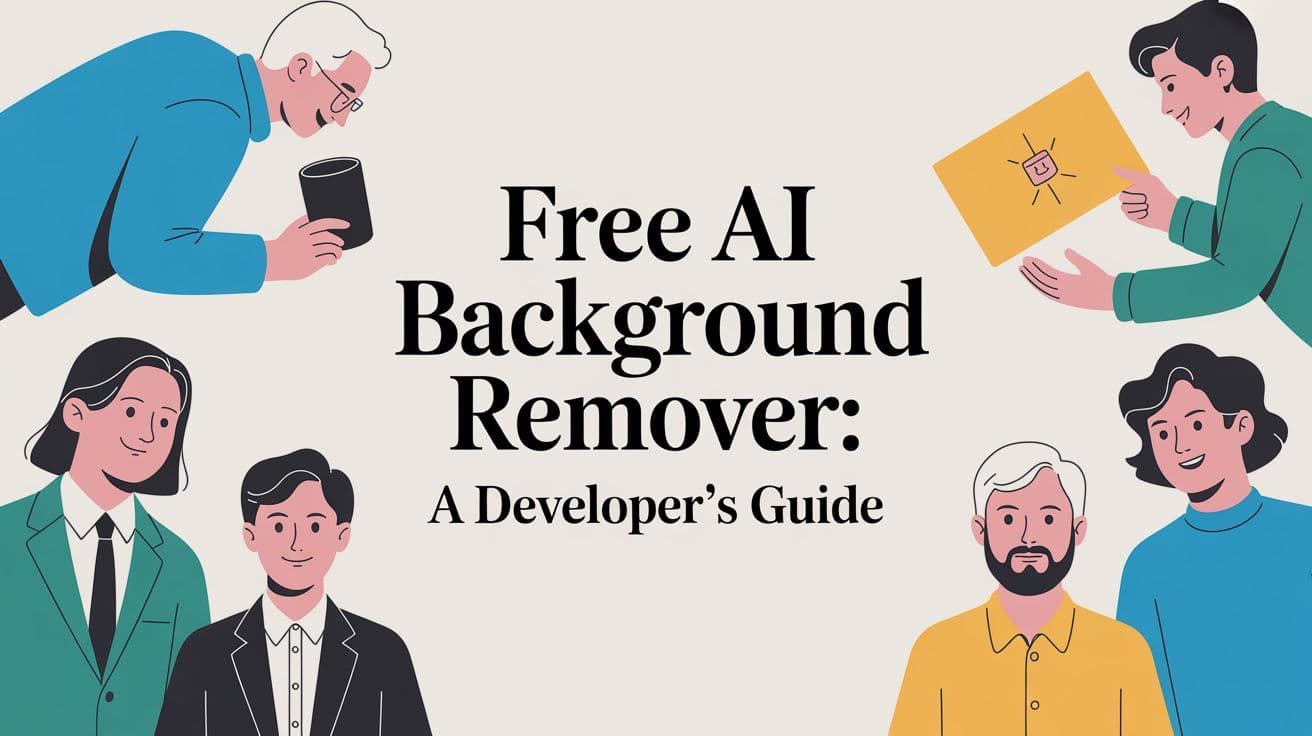 Free AI Background Remover: A Developer's Guide