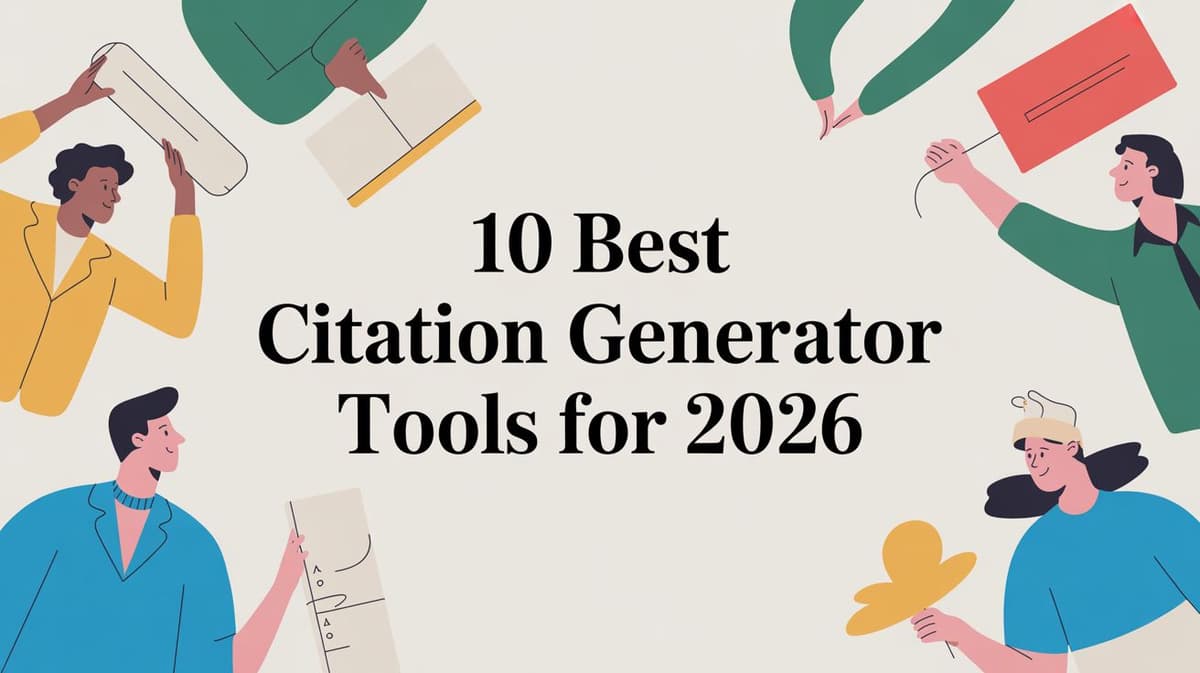 Citrated Machine 10 Best Citation Generator Tools for 2026 | Digital ToolPad