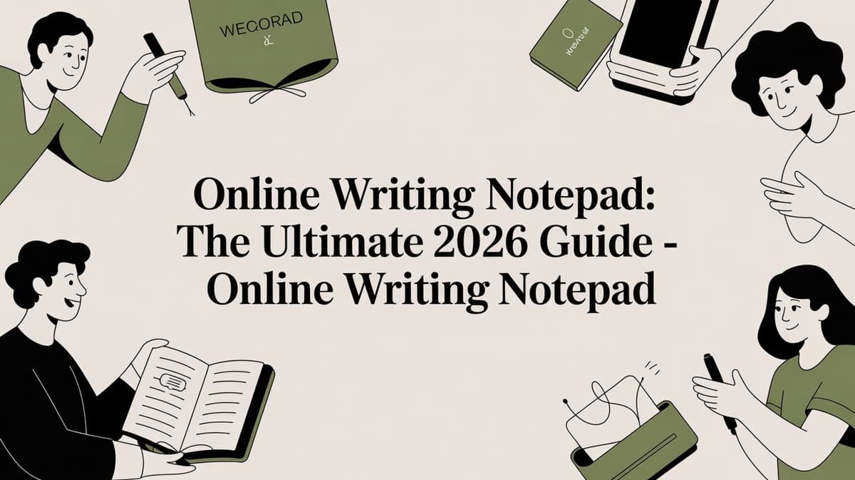 Your Notepad Online Writing Notepad: The Ultimate 2026 Guide - online writing notepad